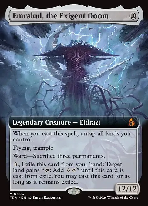 Emrakul, the Exigent Doom · Reality Fracture 423/7