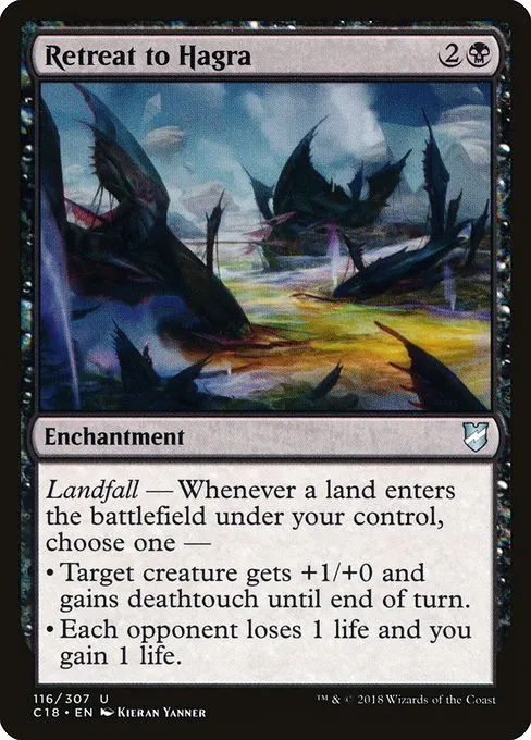 Retreat to Hagra · Commander 2018 116/307