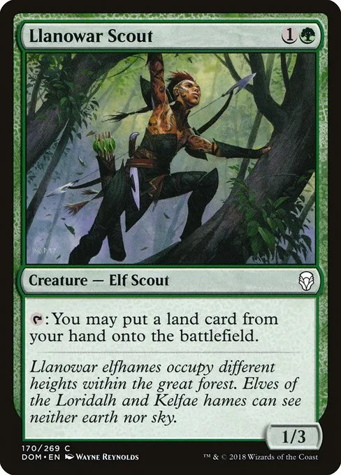 Llanowar Scout · Dominaria 170/280