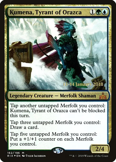 Kumena, Tyrant of Orazca · Rivals of Ixalan Promos 162s/98