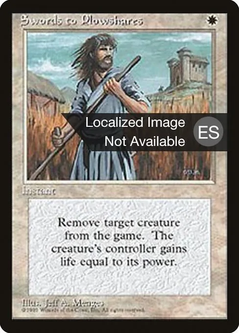 Swords to Plowshares · Fourth Edition Foreign Black Border 52/378