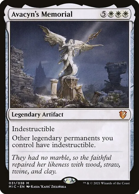Avacyn's Memorial · Midnight Hunt Commander 31/187