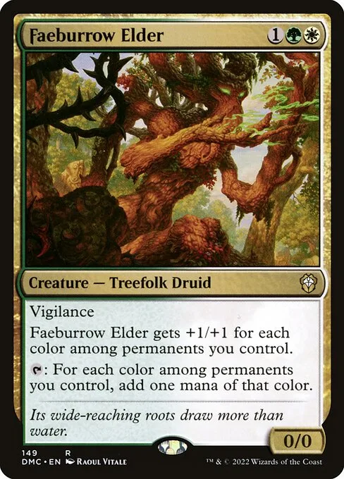 Faeburrow Elder · Dominaria United Commander 149/240