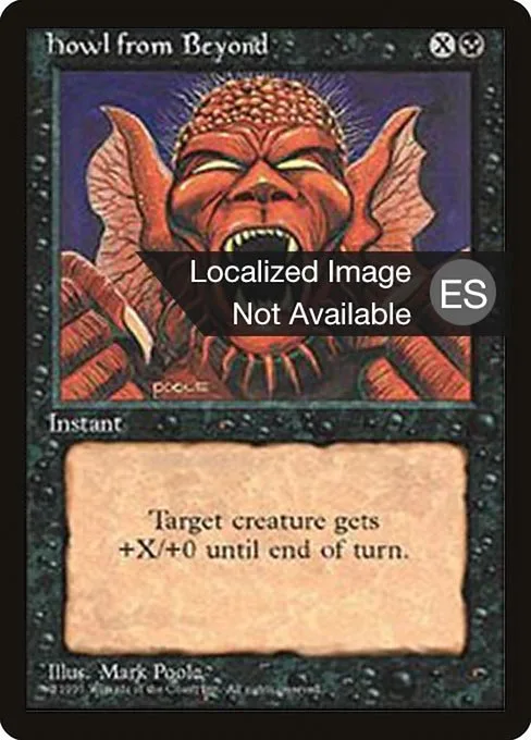 Howl from Beyond · Fourth Edition Foreign Black Border 141/378
