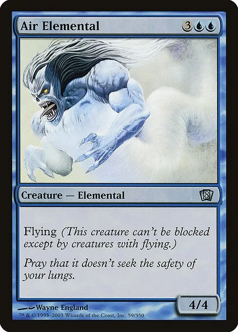 Air Elemental · Eighth Edition 59★/711