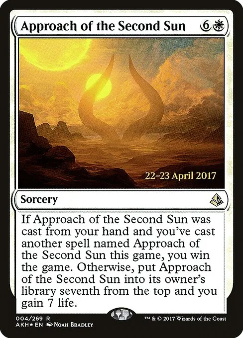 Approach of the Second Sun · Amonkhet Promos 4s/77