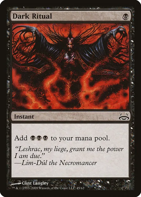 Dark Ritual · Duel Decks: Divine vs. Demonic 45/62