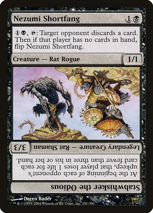 Nezumi Shortfang // Stabwhisker the Odious · Champions of Kamigawa 131/307