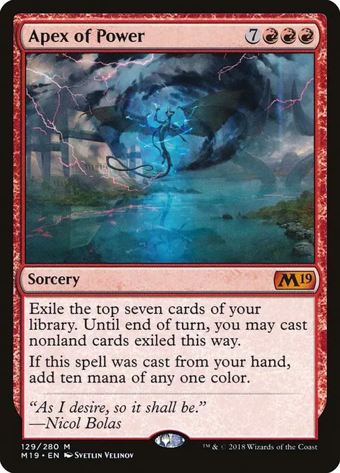 Apex of Power · Core Set 2019 129/314