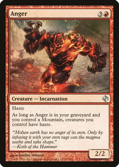 Anger · Duel Decks: Venser vs. Koth 51/77