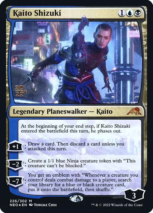 Kaito Shizuki · Kamigawa: Neon Dynasty Promos 226s/148
