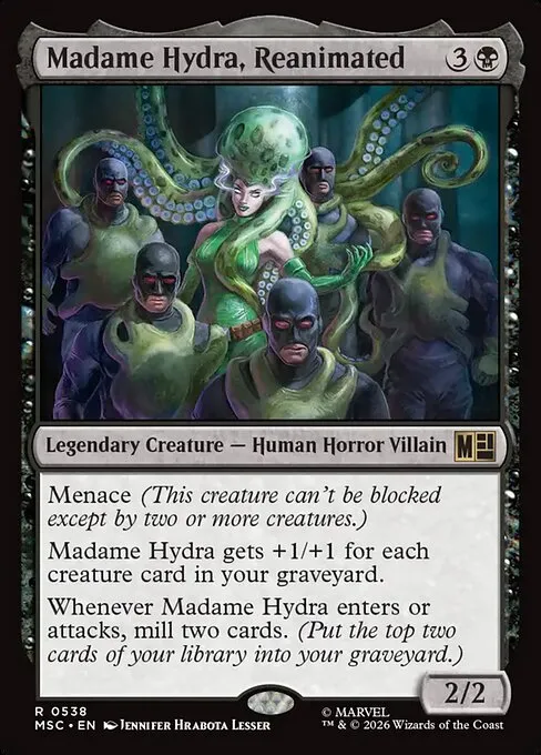 Madame Hydra, Reanimated · Marvel Super Heroes Commander 538/9