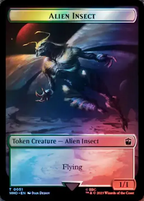 Alien Insect · Doctor Who Tokens 51/64