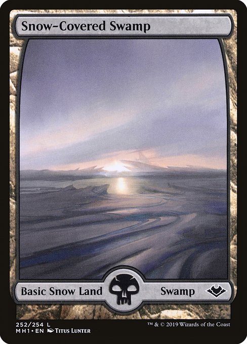Snow-Covered Swamp · Modern Horizons 252/255
