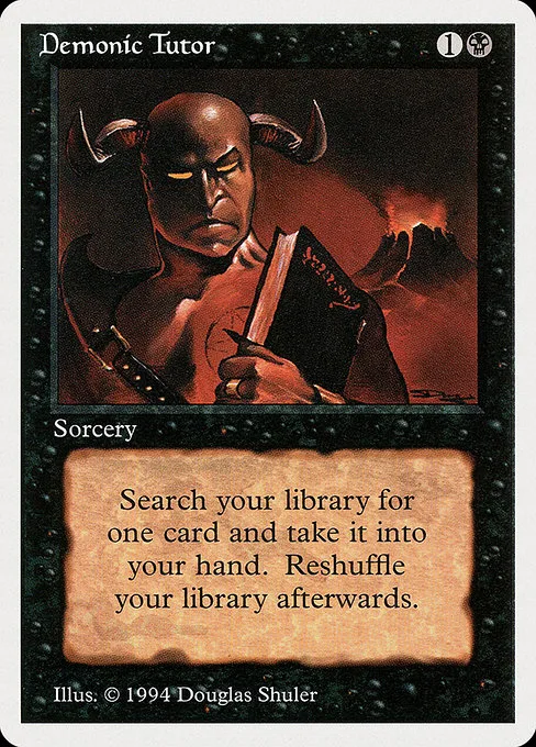 Demonic Tutor · Summer Magic / Edgar 105/306