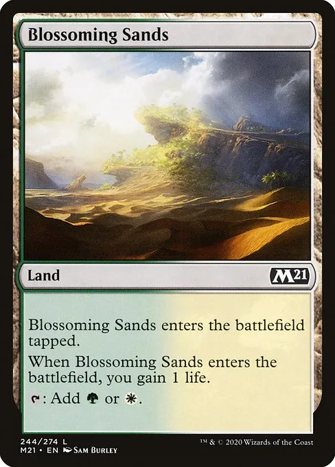 Blossoming Sands · Core Set 2021 244/397