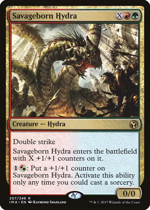 Savageborn Hydra · Iconic Masters 207/249
