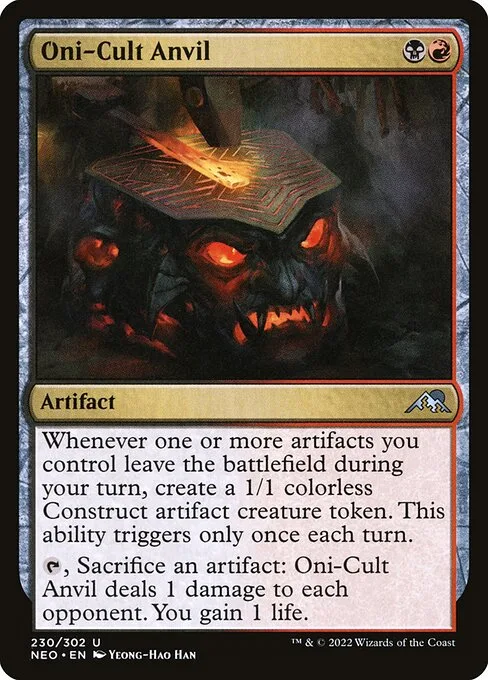 Oni-Cult Anvil · Kamigawa: Neon Dynasty 230/531