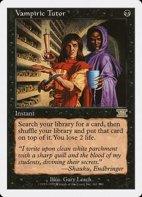 Vampiric Tutor · Classic Sixth Edition 161/351
