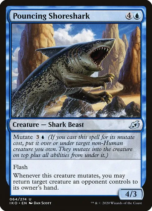 Pouncing Shoreshark · Ikoria: Lair of Behemoths 64/390