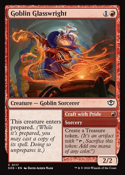 Goblin Glasswright // Craft with Pride · Secrets of Strixhaven 117/368