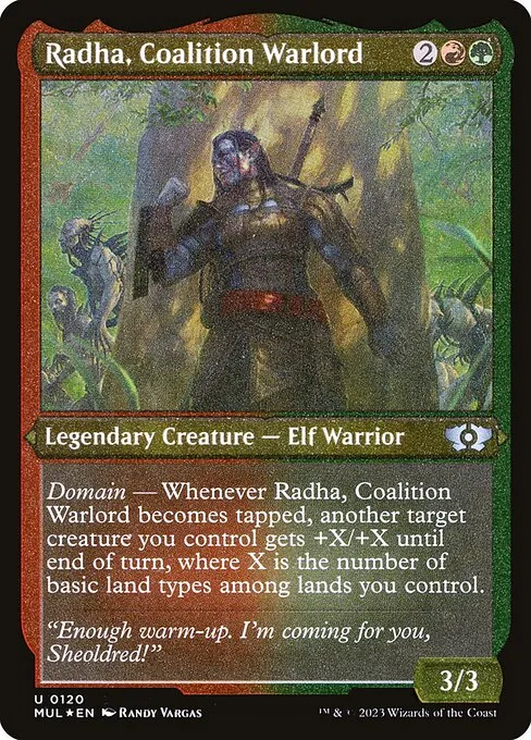 Radha, Coalition Warlord · Multiverse Legends 120/261