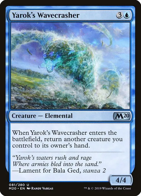 Yarok's Wavecrasher · Core Set 2020 81/346