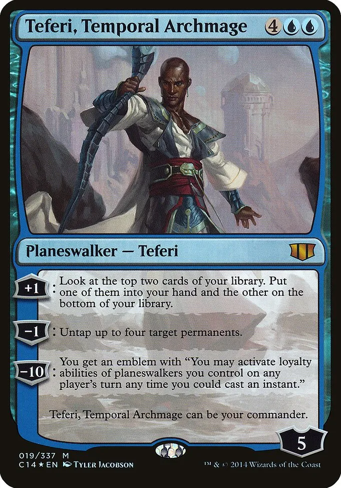 Teferi, Temporal Archmage · Commander 2014 Oversized 19/5