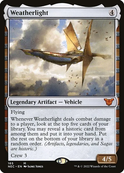 Weatherlight · Neon Dynasty Commander 165/179