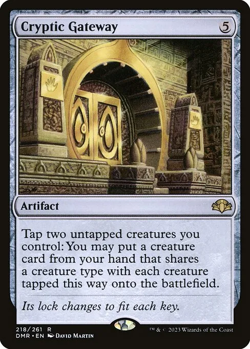Cryptic Gateway · Dominaria Remastered 218/457