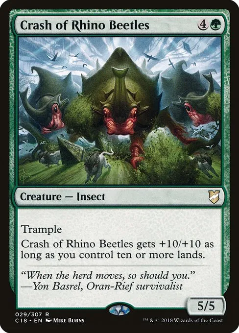 Crash of Rhino Beetles · Commander 2018 29/307