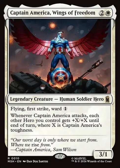 Captain America, Wings of Freedom · Marvel Super Heroes 10/24
