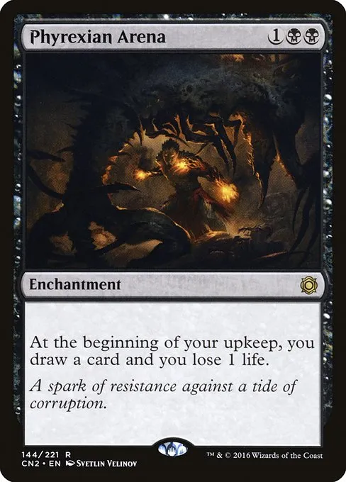 Phyrexian Arena · Conspiracy: Take the Crown 144/222