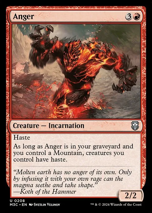 Anger · Modern Horizons 3 Commander 208/398