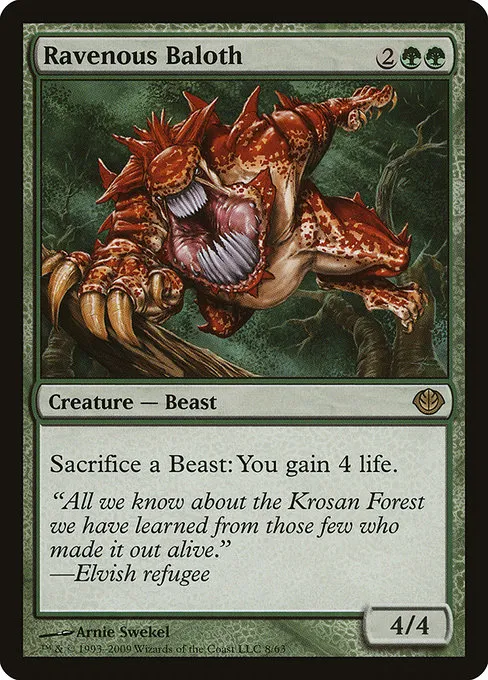 Ravenous Baloth · Duel Decks: Garruk vs. Liliana 8/63