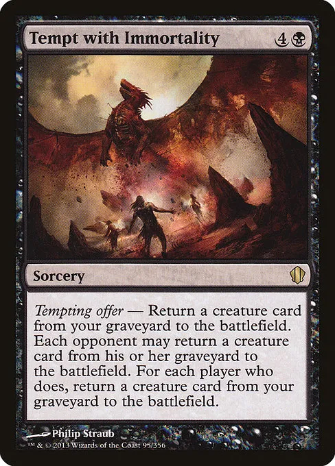 Tempt with Immortality · Commander 2013 95/356
