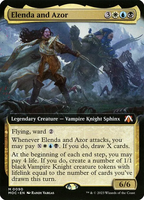 Elenda and Azor · March of the Machine Commander 90/450