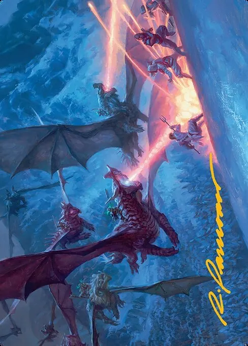 Dragonback Assault // Dragonback Assault · Tarkir: Dragonstorm Art Series 22/54