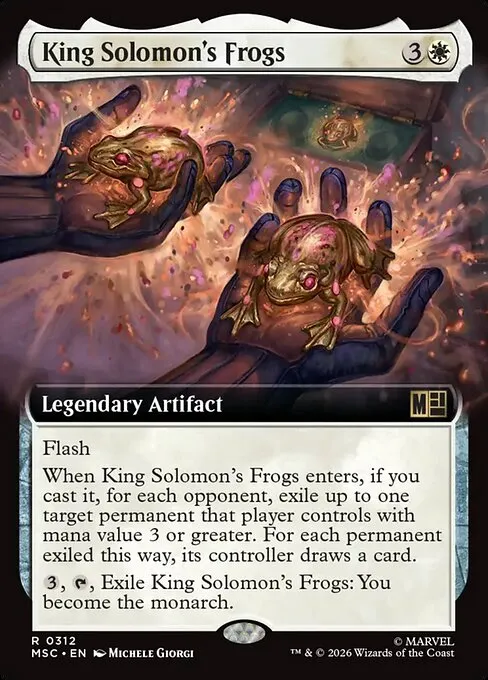 King Solomon's Frogs · Marvel Super Heroes Commander 312/9