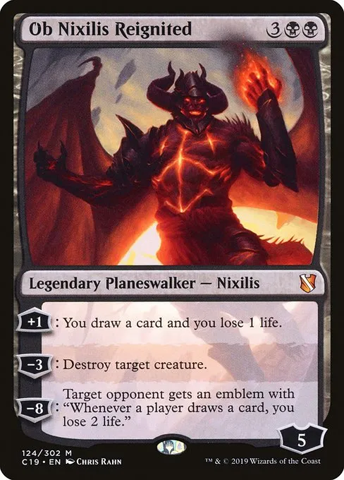 Ob Nixilis Reignited · Commander 2019 124/302