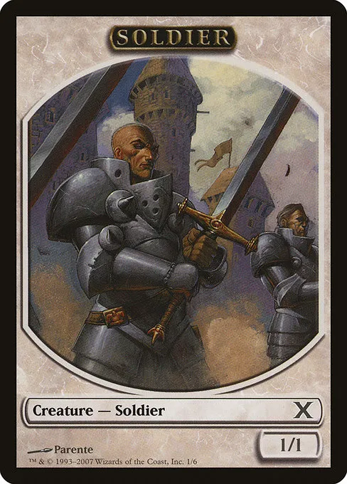Soldier · Tenth Edition Tokens 1/6