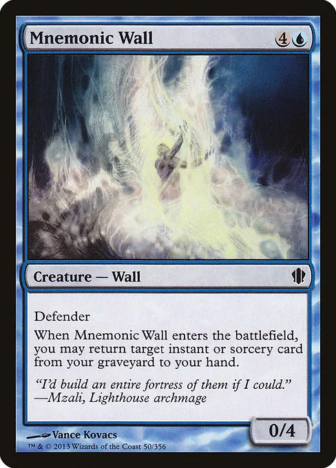 Mnemonic Wall · Commander 2013 50/356