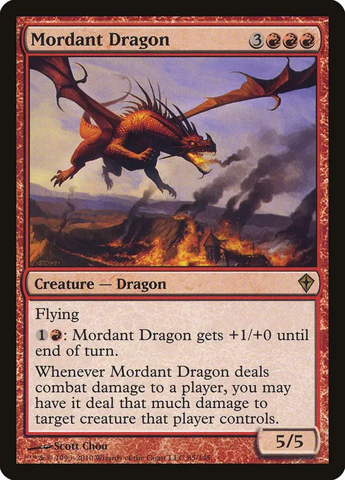 Mordant Dragon · Worldwake 85/145