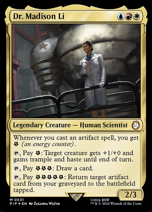 Dr. Madison Li · Fallout 531/1068