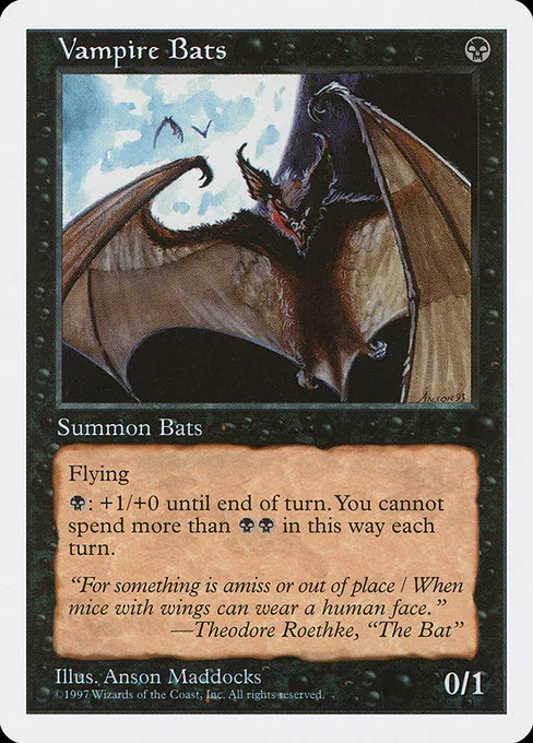 Vampire Bats · Fifth Edition 202/460