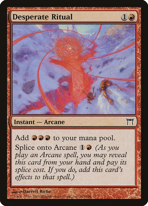 Desperate Ritual · Champions of Kamigawa 163/307