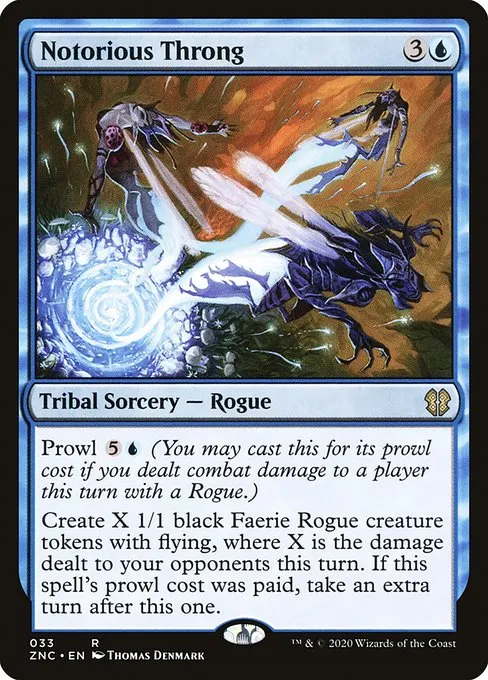 Notorious Throng · Zendikar Rising Commander 33/142