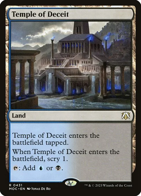 Temple of Deceit · March of the Machine Commander 431/450