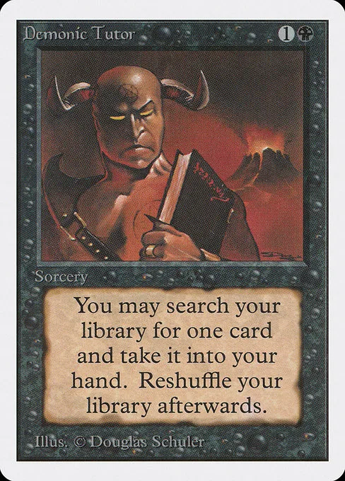 Demonic Tutor · Unlimited Edition 105/302