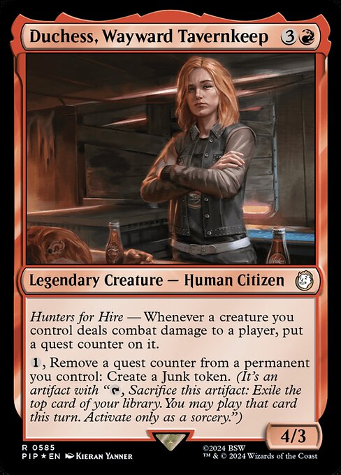 Duchess, Wayward Tavernkeep · Fallout 585/1068